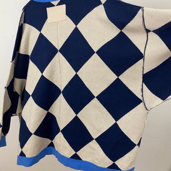 We The Free - Free People Manny Cardi - Navy Combo  - Medium - Picture 9 of 10